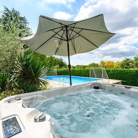 Pet Friendly In Pazin With Jacuzzi 別荘